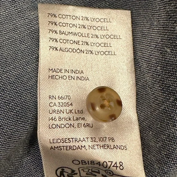 Anthropologie Blue Blouse - Picture 7 of 9